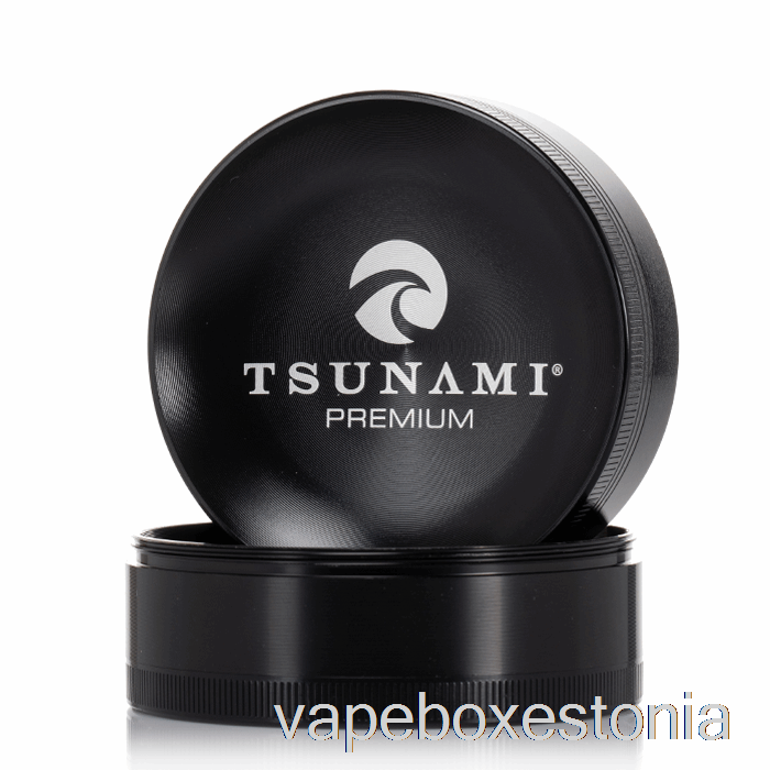 Vape Box Estonia Tsunami 2,95tolline 4-osaline Uppunud Pealisveski Must (75mm)